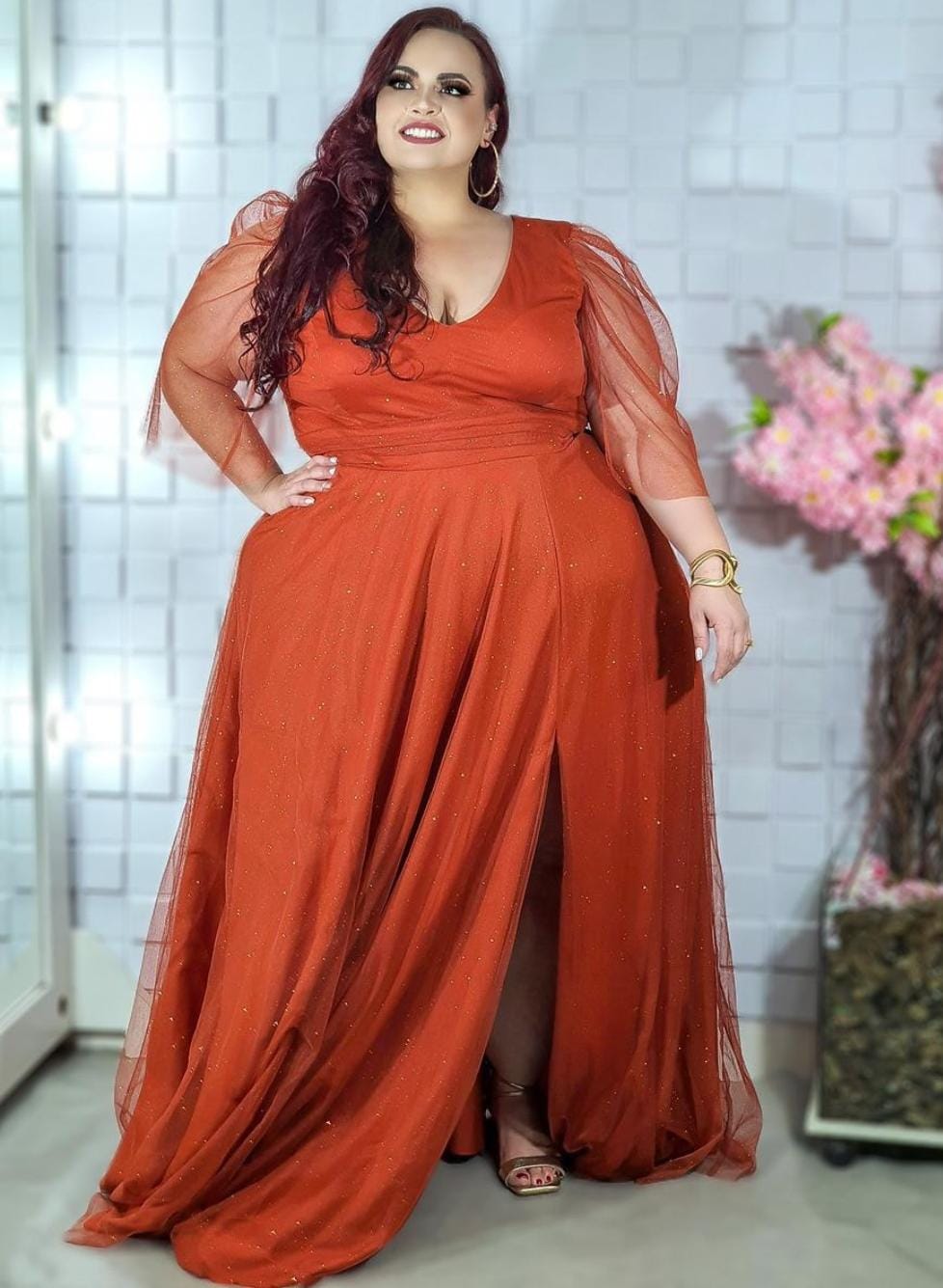 Vestido terracota