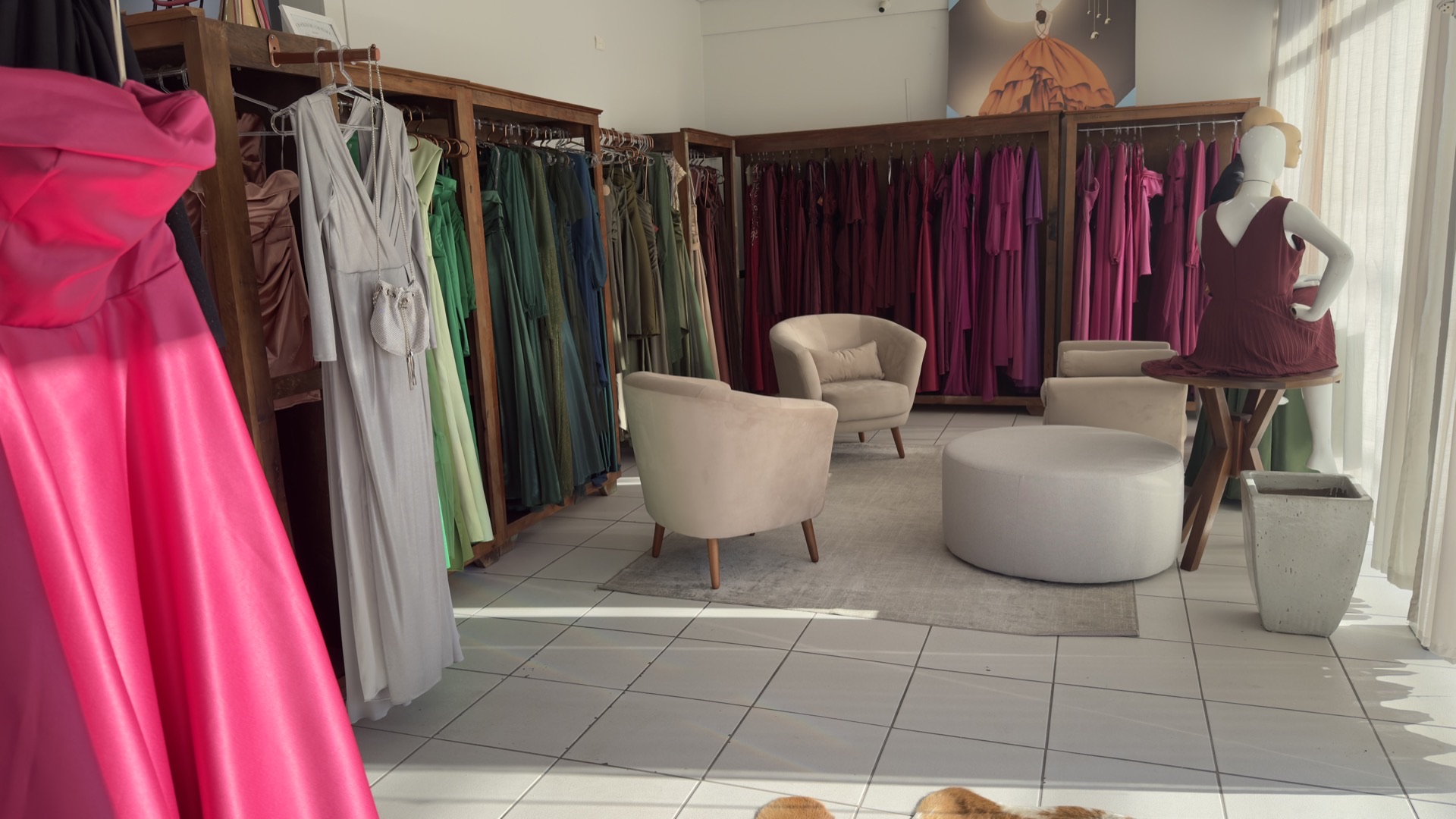 Interior da boutique Belíssima
